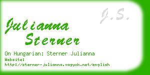 julianna sterner business card